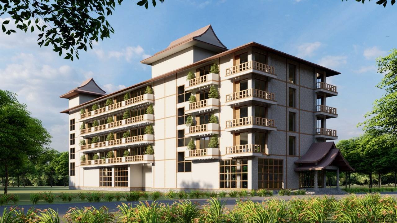 Hotel Block side view