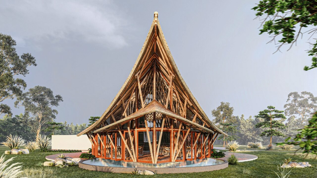 front side view of Multi Function hall in Maisang Noycheynam.png