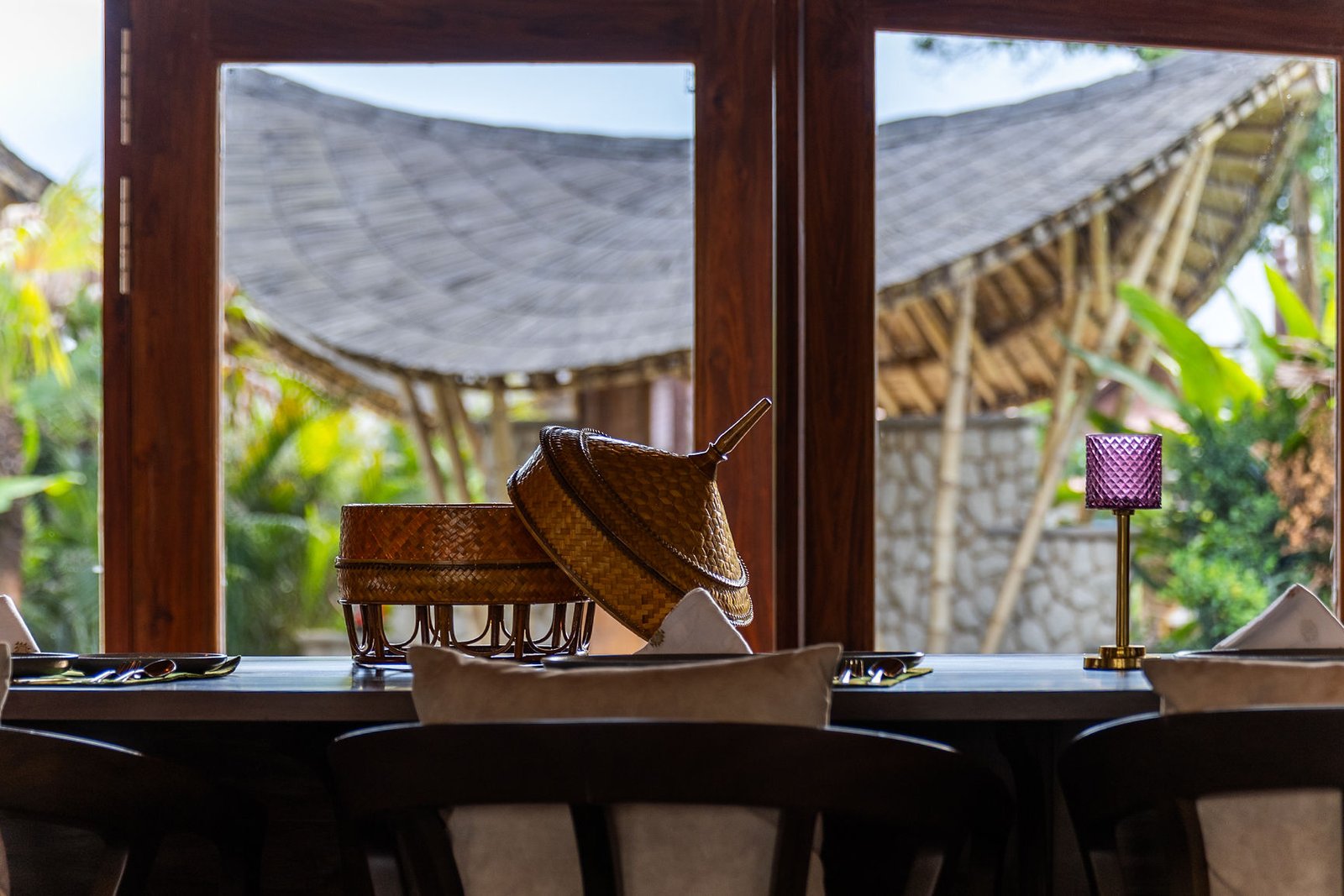 Family Pool Villa Inside dinning area