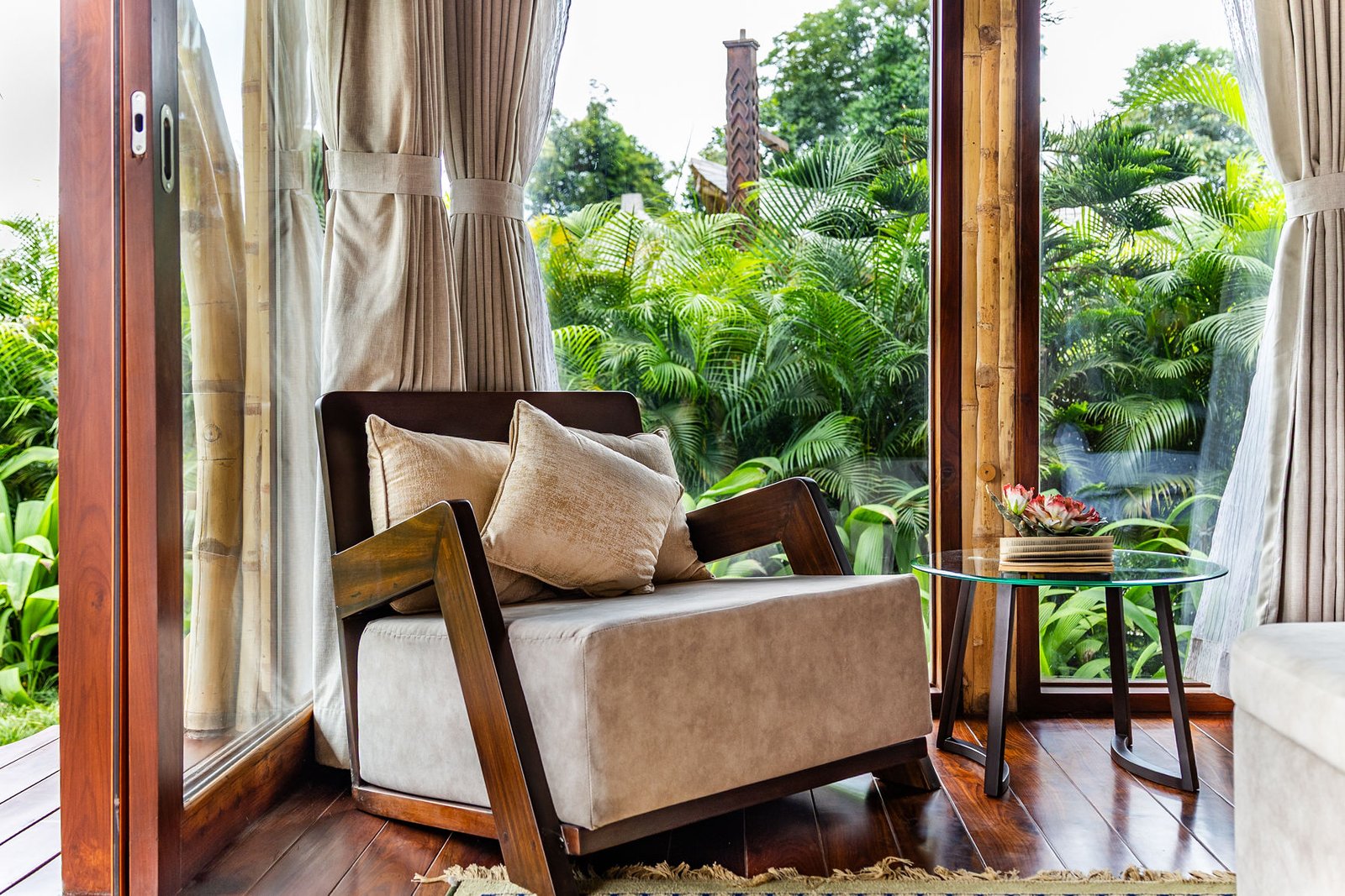 Family Pool Villa Inside view sitting area