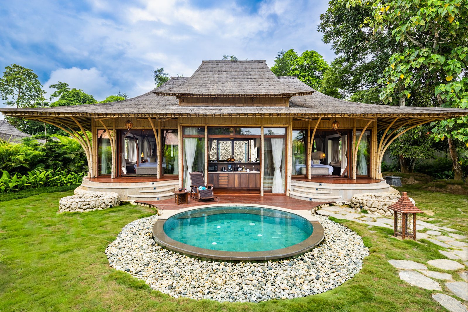 Family Pool Villa wide view