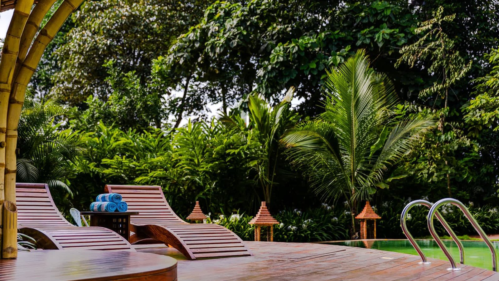 Garden view of River Villa